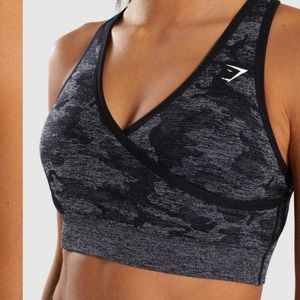 GYMSHARK Camo Seamless Sportsbra
